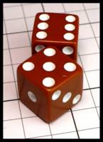 Dice : Dice - 6D Pipped - Caramel Colored - JA Collection Apr 2024